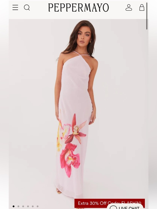 Peppermayo Dresses & Skirts - NWT Peppermayo Blossom Hearts Maxi Dress in Pink Peony